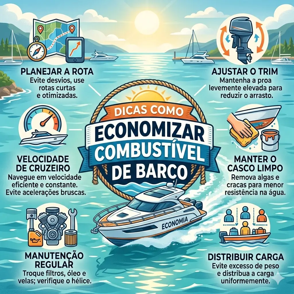 Clique para ver: Dicas como economizar combustível de barco Dicas como economizar combustível de barco