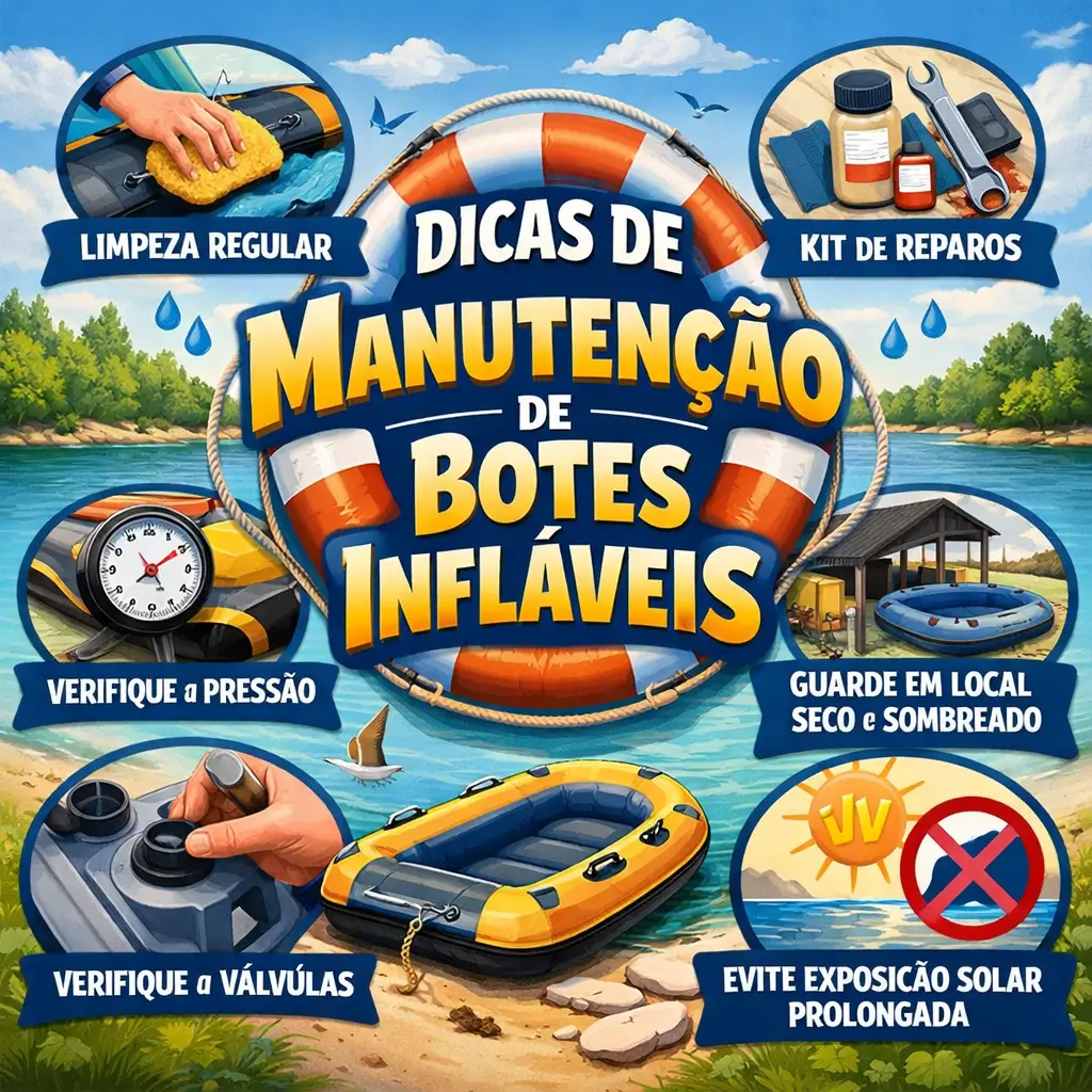 Clique para ver: Dicas de manutenção de botes infláveis Dicas de manutenção de botes infláveis