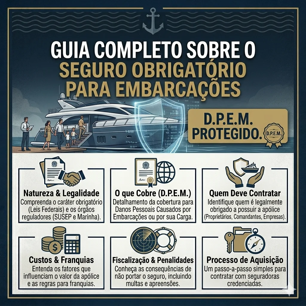 Clique para ver: Guia Completo Sobre o Seguro Obrigatório Para Embarcações Guia Completo Sobre o Seguro Obrigatório Para Embarcações