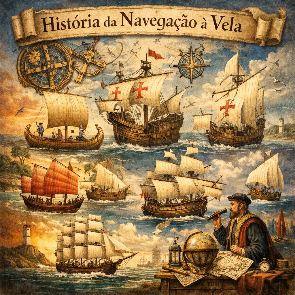 Clique para ver: História da navegação a vela História da navegação a vela