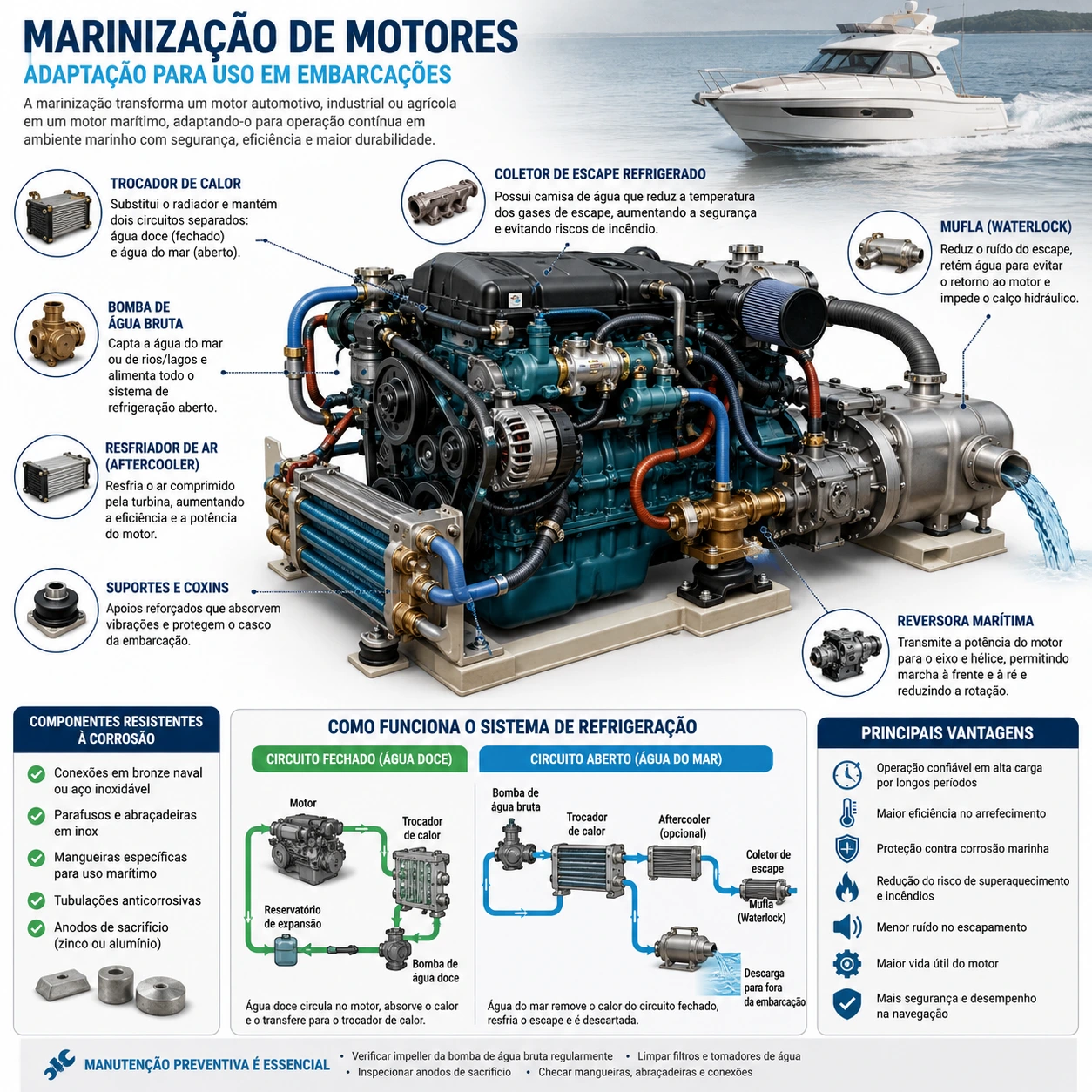 Clique para ver: Marinização de motores Marinização de motores