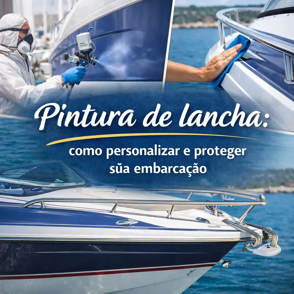Clique para ver: Pintura de lancha: como personalizar e proteger sua embarcação Pintura de lancha: como personalizar e proteger sua embarcação