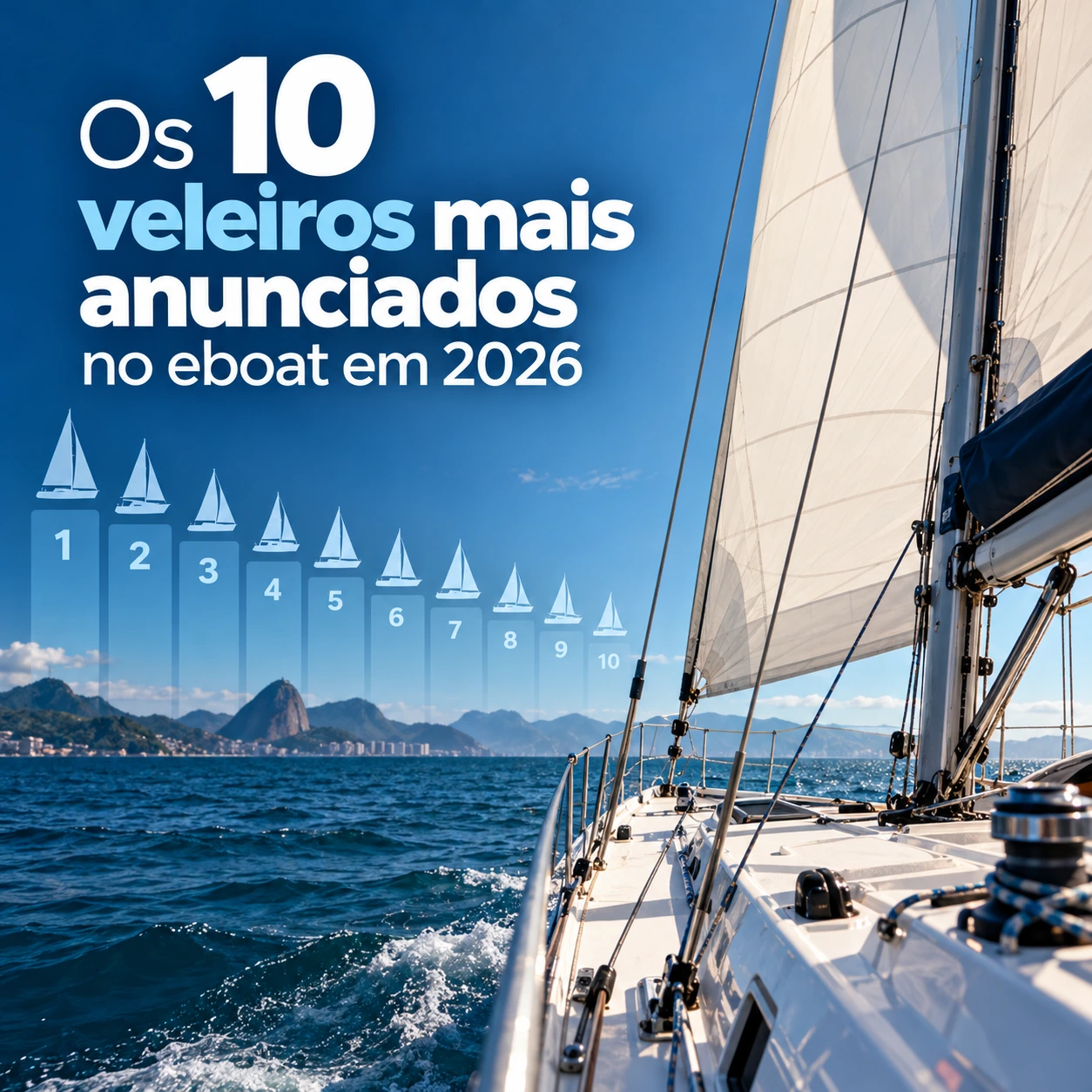 Clique para ver: Os 10 veleiros mais anunciados no eboat em 2026 Os 10 veleiros mais anunciados no eboat em 2026